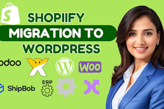 migrate wordpress to shopify wix to shopify shopify store to woocommerce shop