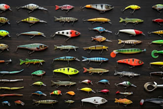 design custom fishing lure model lure prototype and cnc casting mold cad