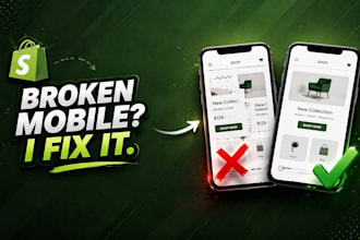 fix shopify mobile responsiveness issues and layout problems