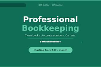 manage your bookkeeping and financial records