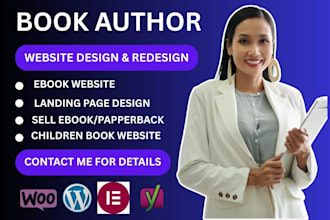 build book author website, ebook website, children author website author website