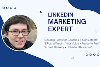 write linkedin posts for coach