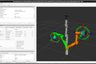 develop ros, ros2 software for robotic arms