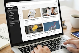 create seo optimized auto blogs, affiliate posts and boost website traffic