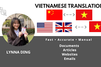 translate chinese or english to vietnamese