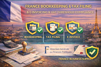 handle your france tax filing and bookkeeping with e invoicing and vat threshold