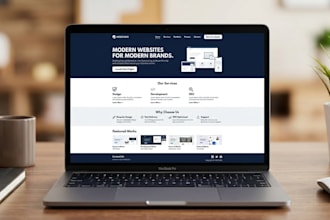 build and host your one page website with a live link in 24 hours