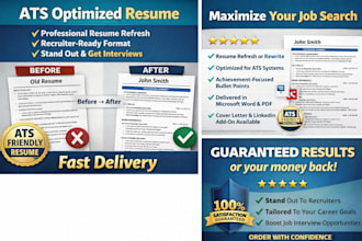 refresh and optimize your resume for ats and recruiters