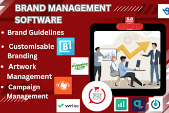 design professional brand management software dash zoho wrike picmonkey marq