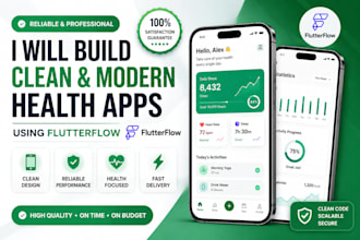 create reliable clean health apps using flutterflow