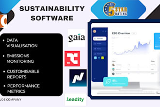 setup professional sustainability software gaia sustainiq leadity tekmon nasdaq