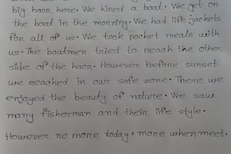 write anything with my beautiful handwriting