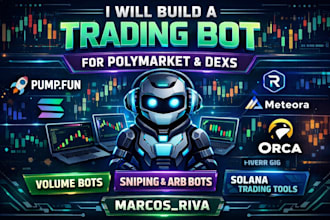 create pump fun trading volume bot on solana, polymarket bot openclaw automation