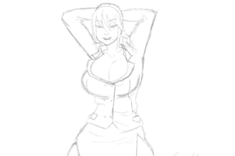 do art, manga style