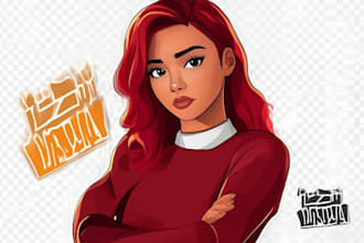 draw professional custom character