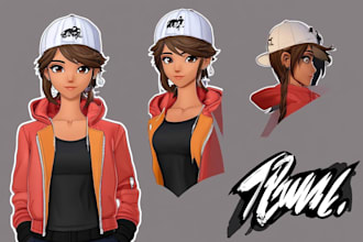 draw premium professional custom character art