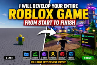 develop your entire roblox game from start to finish