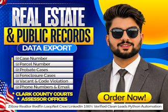 extract verified county and public records for real estate