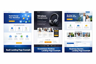 build a professional landing page