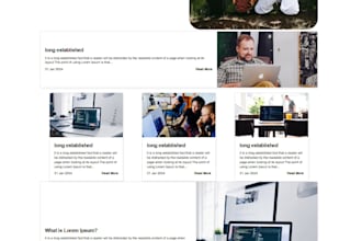 create a responsive modern blog design using elementor