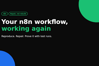 diagnose and repair your failing n8n workflow