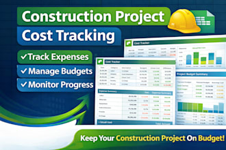 create a construction project cost tracking spreadsheet