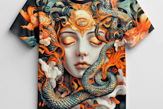design creative and modern t shirt design
