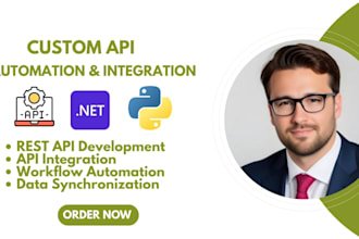 build rest API and integrate API for automation and backend systems