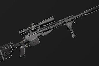make game ready gun models