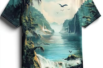 design premium futuristic, artsy, edgy style streetwear