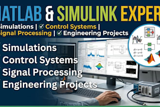 help in matlab coding, simulink simulation and engineering tasks
