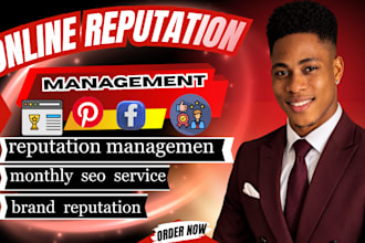 do online reputation management, ORM, services to suppress negative link