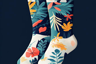 design custom and unique socks design