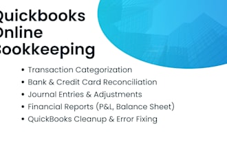 do bookkeeping on quickbooks online