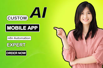 develop ai mobile app with free chat bot