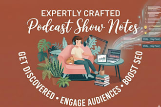 write your podcast show notes in 12 hours