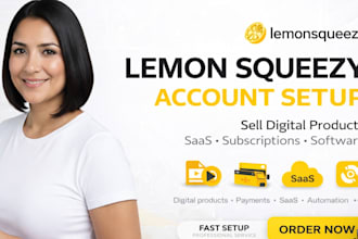 build lemon squeezy store for subscription, etsy digital products and etsy setup