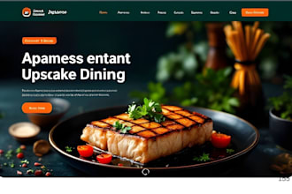 design wordpress restaurant website with online ordering booking