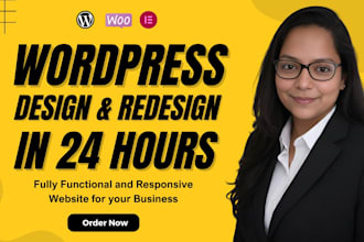 design and redesign business website in 24 hours