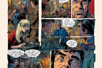 do comic book illustration comic book artist comic page art