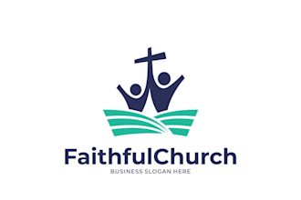 design a modern church logo for your ministry