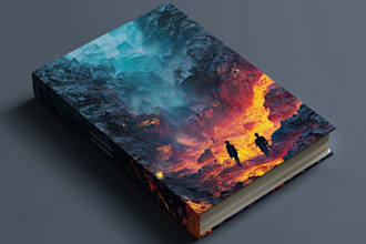 do stunning book cover design, ebook cover, illustration
