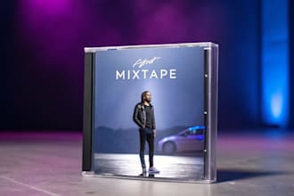 design professional album cover , mixtape cover design