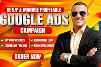 setup manage your google ads adwords PPC campaigns SEM