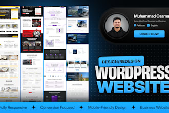 design a professional local business website for your small business