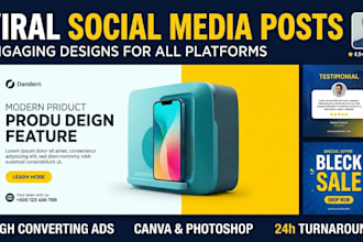 design viral social media posts and instagram ads