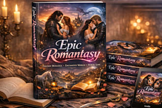 design epic fantasy urban romance romantasy and erotic book cover paperback