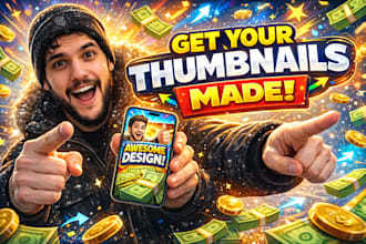 create eye catching custom youtube and social media thumbnails