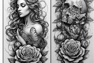 design professional creative tattoo design