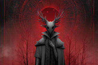 draw dark art illustration for merch, album, game art